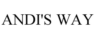 ANDI'S WAY