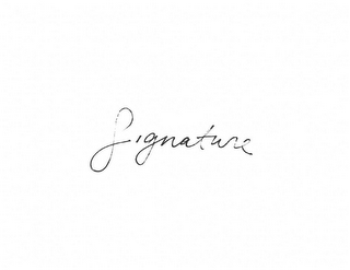 SIGNATURE