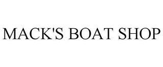 MACK'S BOAT SHOP