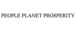 PEOPLE PLANET PROSPERITY