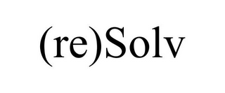 (RE)SOLV