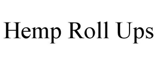 HEMP ROLL UPS