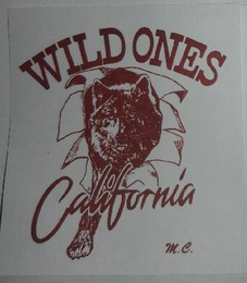 WILD ONES CALIFORNIA M.C.