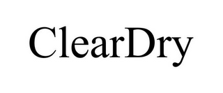 CLEARDRY