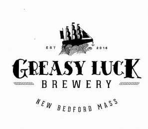 GREASY LUCK BREWERY EST 2016 NEW BEDFORD MASS