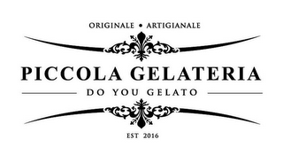 PICCOLA GELATERIA DO YOU GELATO ORIGINALE ARTIGIANALE EST 2016