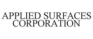 APPLIED SURFACES CORPORATION