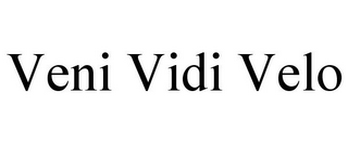 VENI VIDI VELO