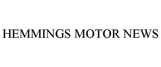 HEMMINGS MOTOR NEWS