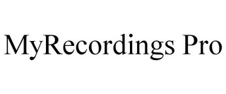 MYRECORDINGS PRO