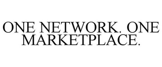 ONE NETWORK. ONE MARKETPLACE.