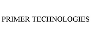 PRIMER TECHNOLOGIES