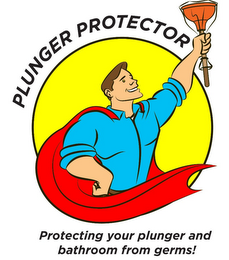 PLUNGER PROTECTOR PROTECTING YOUR PLUNGER AND BATHROOM FROM GERMS!