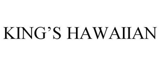 KING'S HAWAIIAN