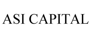 ASI CAPITAL