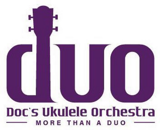 DUO DOC'S UKULELE ORCHESTRA MORE THAN ADUO