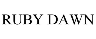 RUBY DAWN