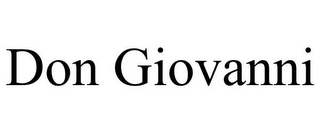 DON GIOVANNI