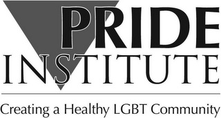 PRIDE INSTITUTE CREATING A HEALTHY LGBT COMMUNITY