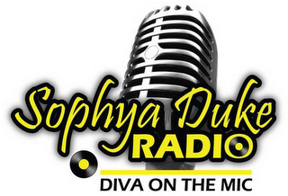 SOPHYA DUKE RADIO DIVA ON THE MIC