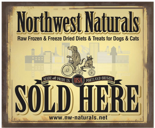 NORTHWEST NATURALS RAW FROZEN & FREEZE DRIED DIETS & TREATS FOR DOGS & CATS MADE WITH PRIDE IN USA PORTLAND OREGON SOLD HERE WWW.NW-NATURALS.NET