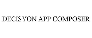 DECISYON APP COMPOSER