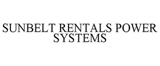 SUNBELT RENTALS POWER SYSTEMS