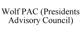 WOLF PAC (PRESIDENTS ADVISORY COUNCIL)