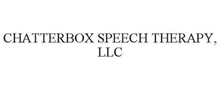 CHATTERBOX SPEECH THERAPY, LLC