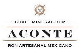 CRAFT MINERAL RUM ACONTE RON ARTESANAL MEXICANO