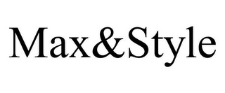 MAX&STYLE