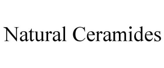 NATURAL CERAMIDES