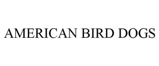 AMERICAN BIRD DOGS