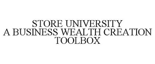 STORE UNIVERSITY A BUSINESS WEALTH CREATION TOOLBOX