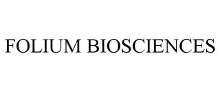 FOLIUM BIOSCIENCES