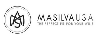 MAS MASILVA USA THE PERFECT FIT FOR YOUR WINE