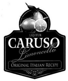 LIQUEUR CARUSO LIMONCELLO ORIGINAL ITALIAN RECIPE