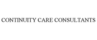 CONTINUITY CARE CONSULTANTS