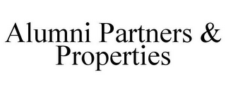 ALUMNI PARTNERS & PROPERTIES