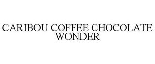 CARIBOU COFFEE CHOCOLATE WONDER