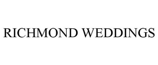 RICHMOND WEDDINGS