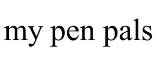 MY PEN PALS