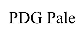 PDG PALE