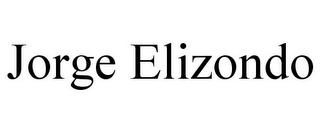 JORGE ELIZONDO