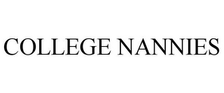 COLLEGE NANNIES