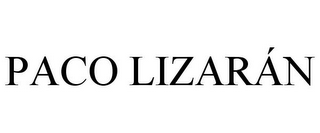 PACO LIZARÁN