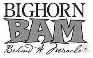 BIGHORN BAM BEHIND A MIRACLE