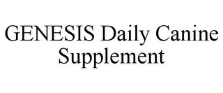 GENESIS DAILY CANINE SUPPLEMENT