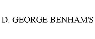 D. GEORGE BENHAM'S