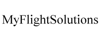 MYFLIGHTSOLUTIONS